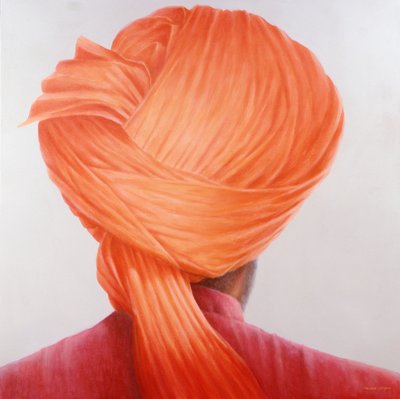 Safran-Turban von Lincoln Seligman